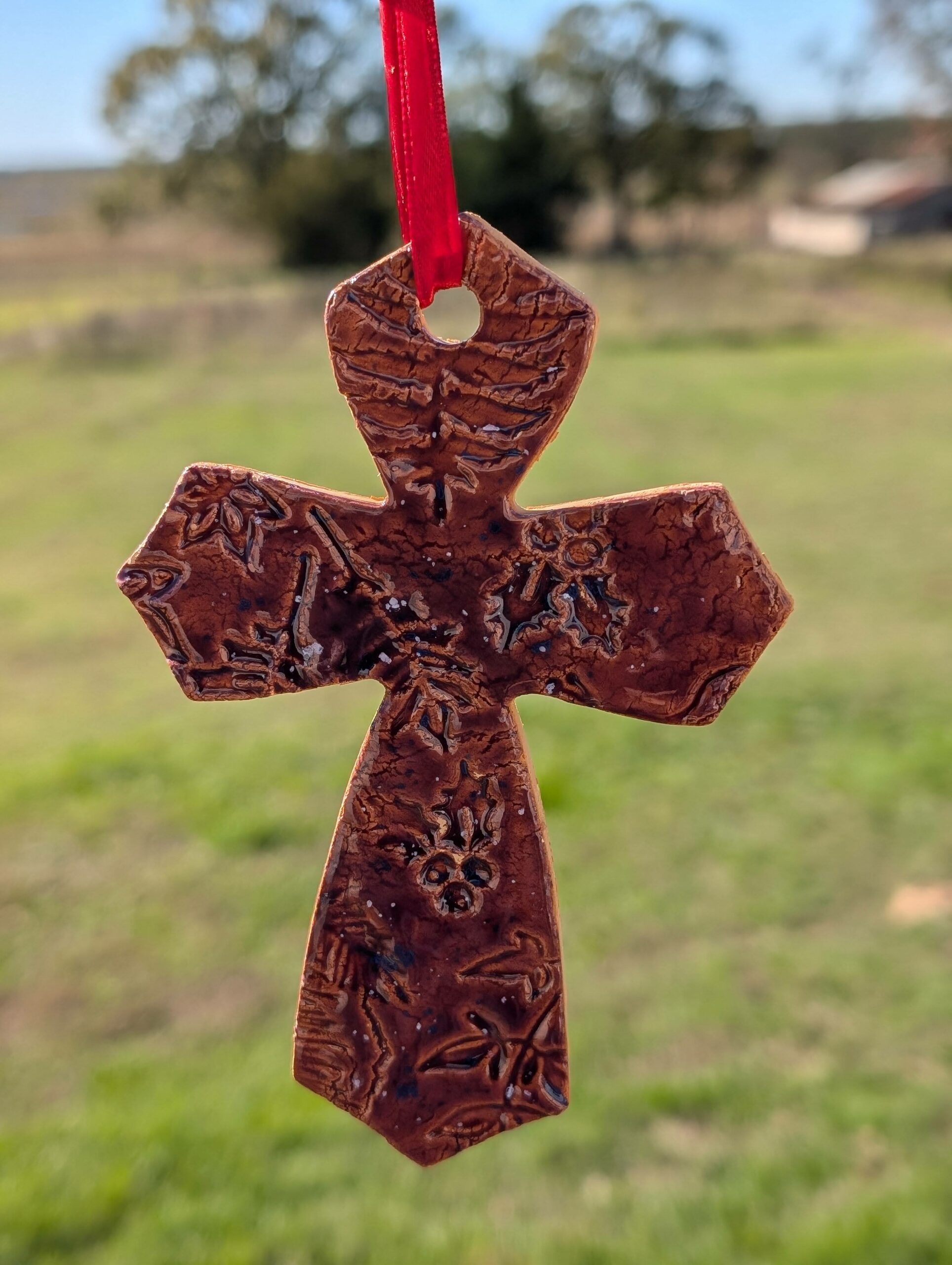 Cross Christmas Ornament