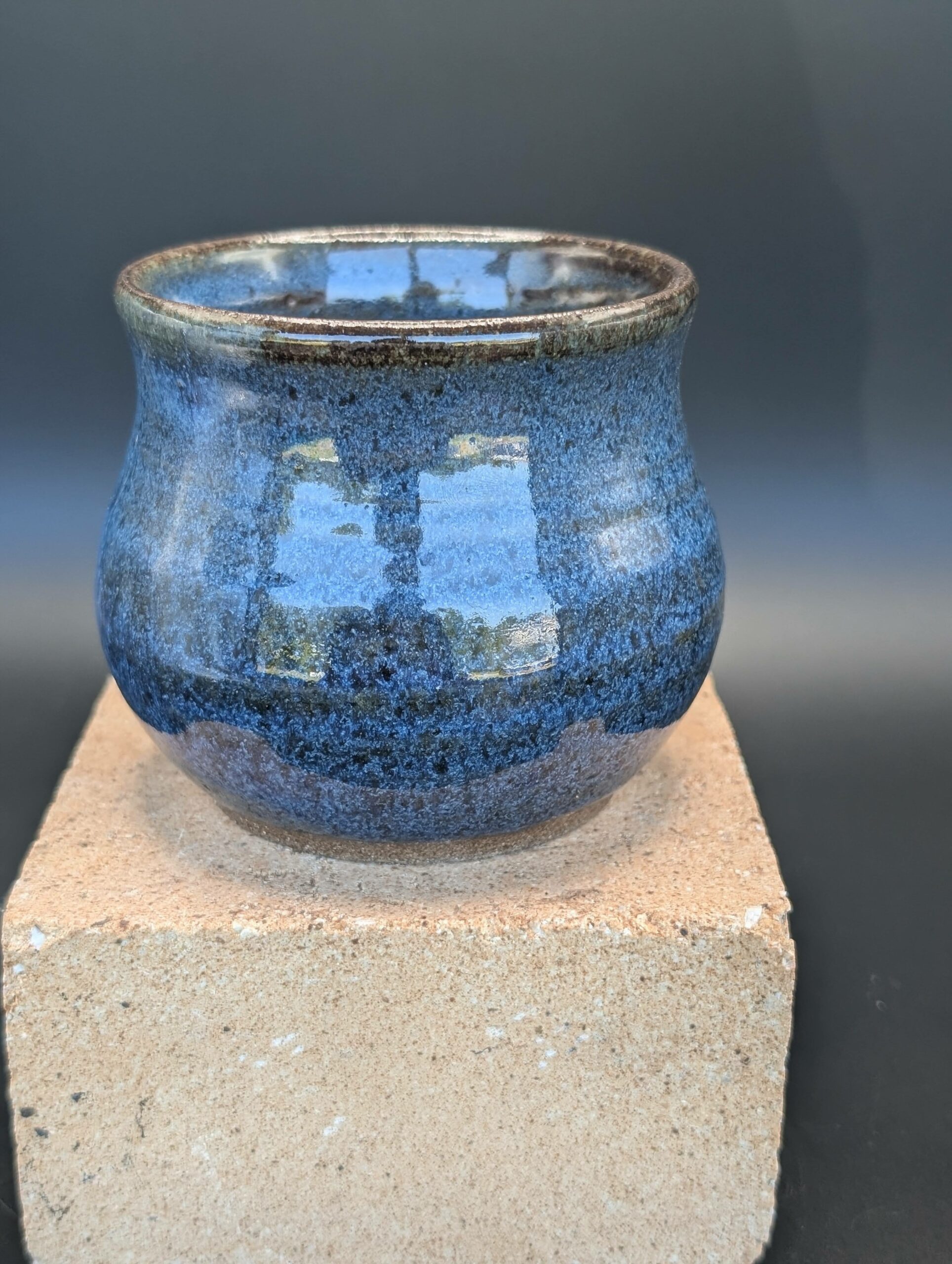 12 oz Handmade Stoneware Cup | Coffee Tumbler & Small Flower Vase #1