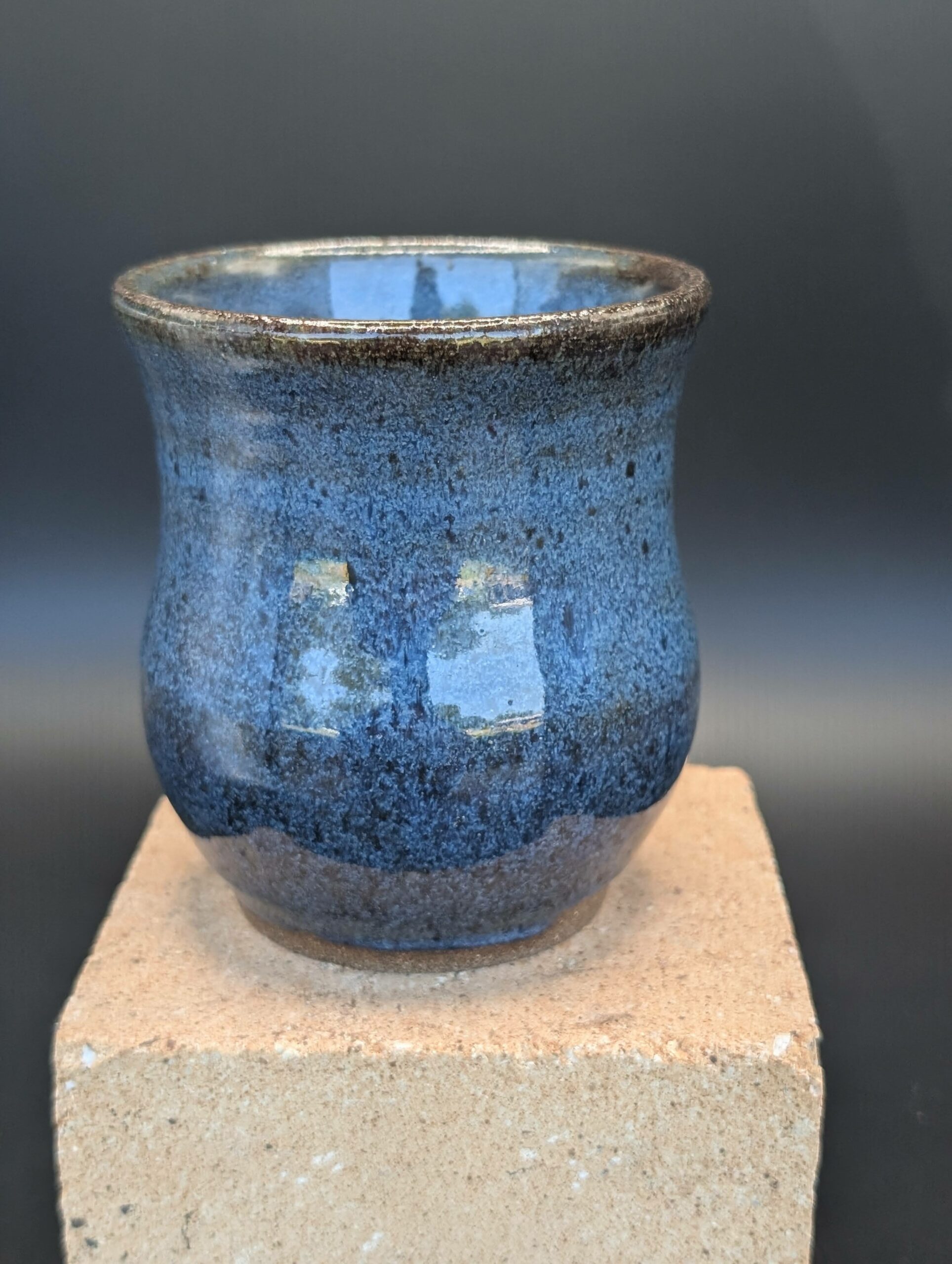 12 oz Handmade Stoneware Cup | Coffee Tumbler & Small Flower Vase #3
